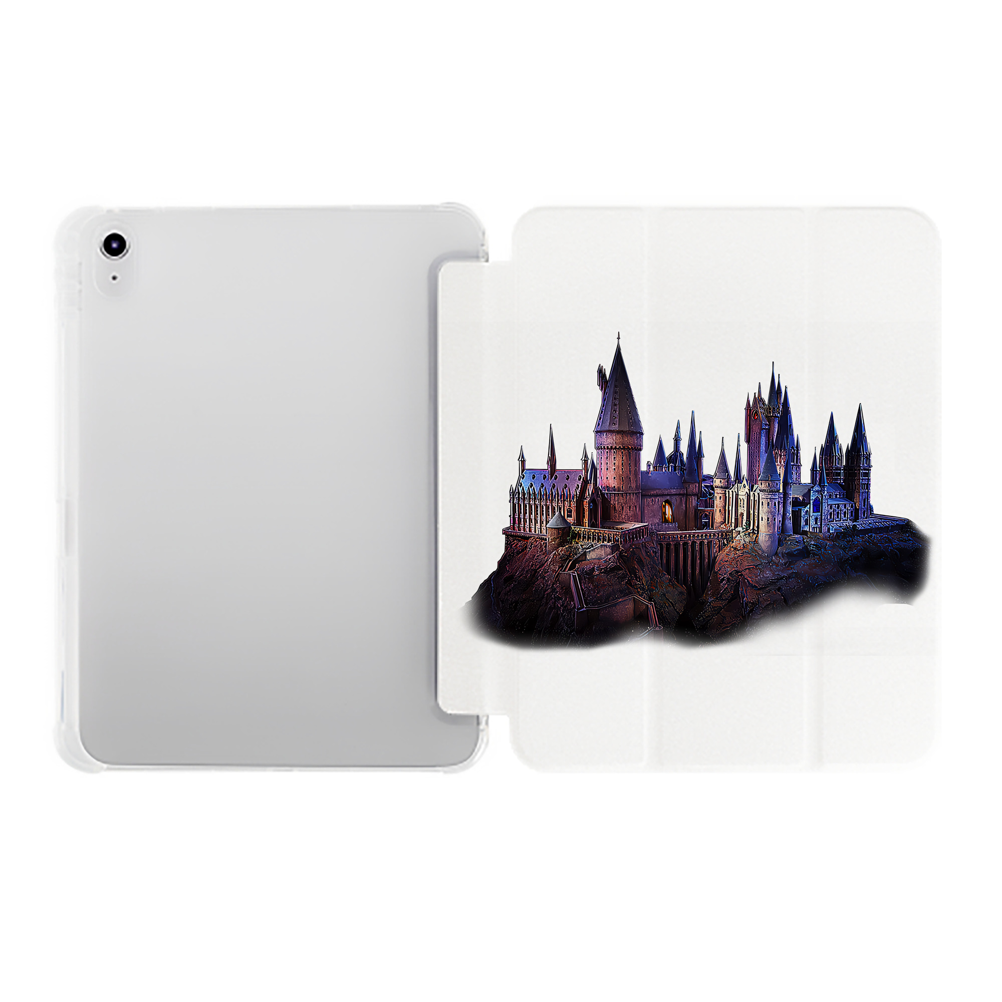（画像用） Harry Potter ハリー・ポッターシリーズ IPad ケース ペン収納付き 三つ折りスタンド PUレザー×シリコン 対応機種9.5/10.5/10.9インチ